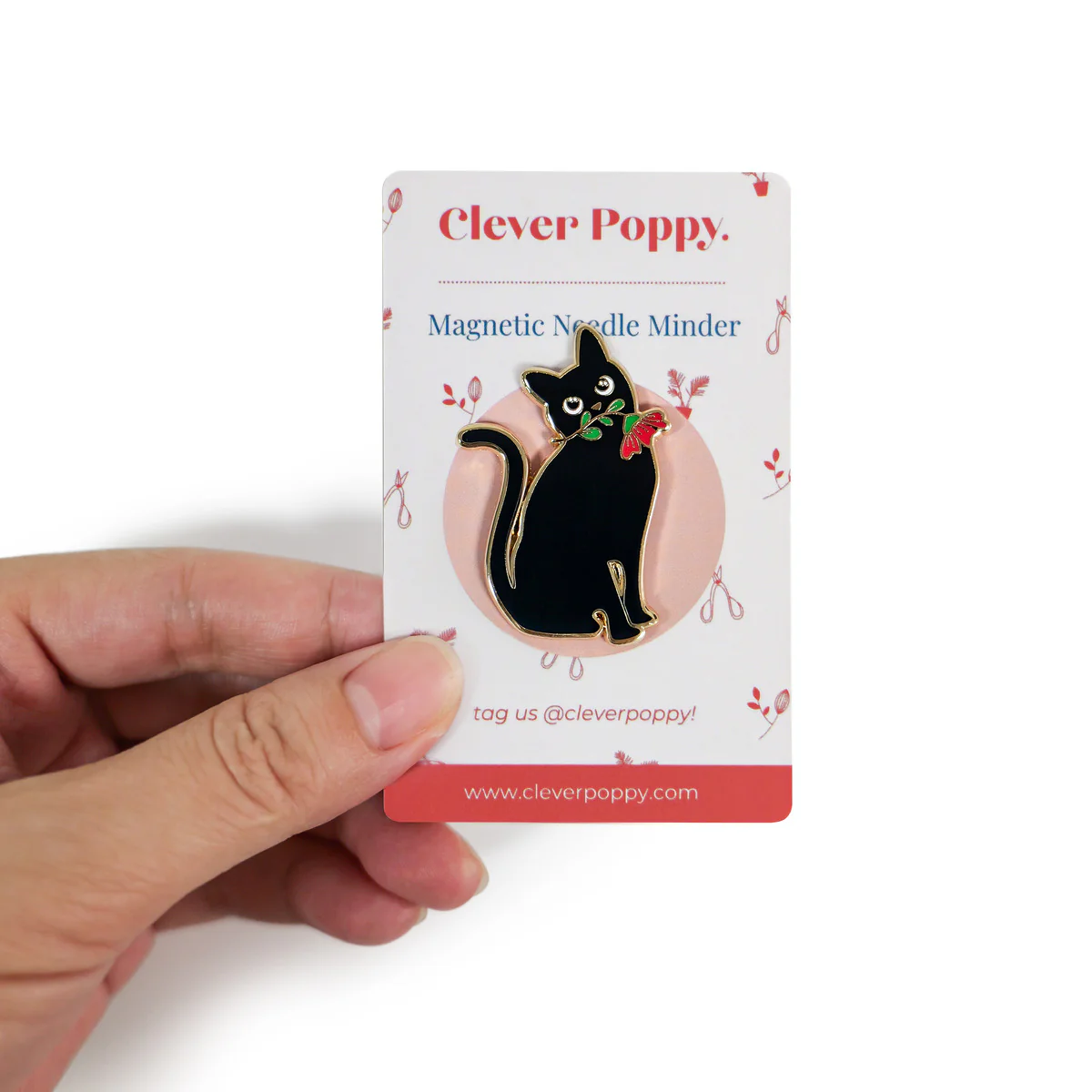 Black Cat Magnetic Needle Minder - Image 3