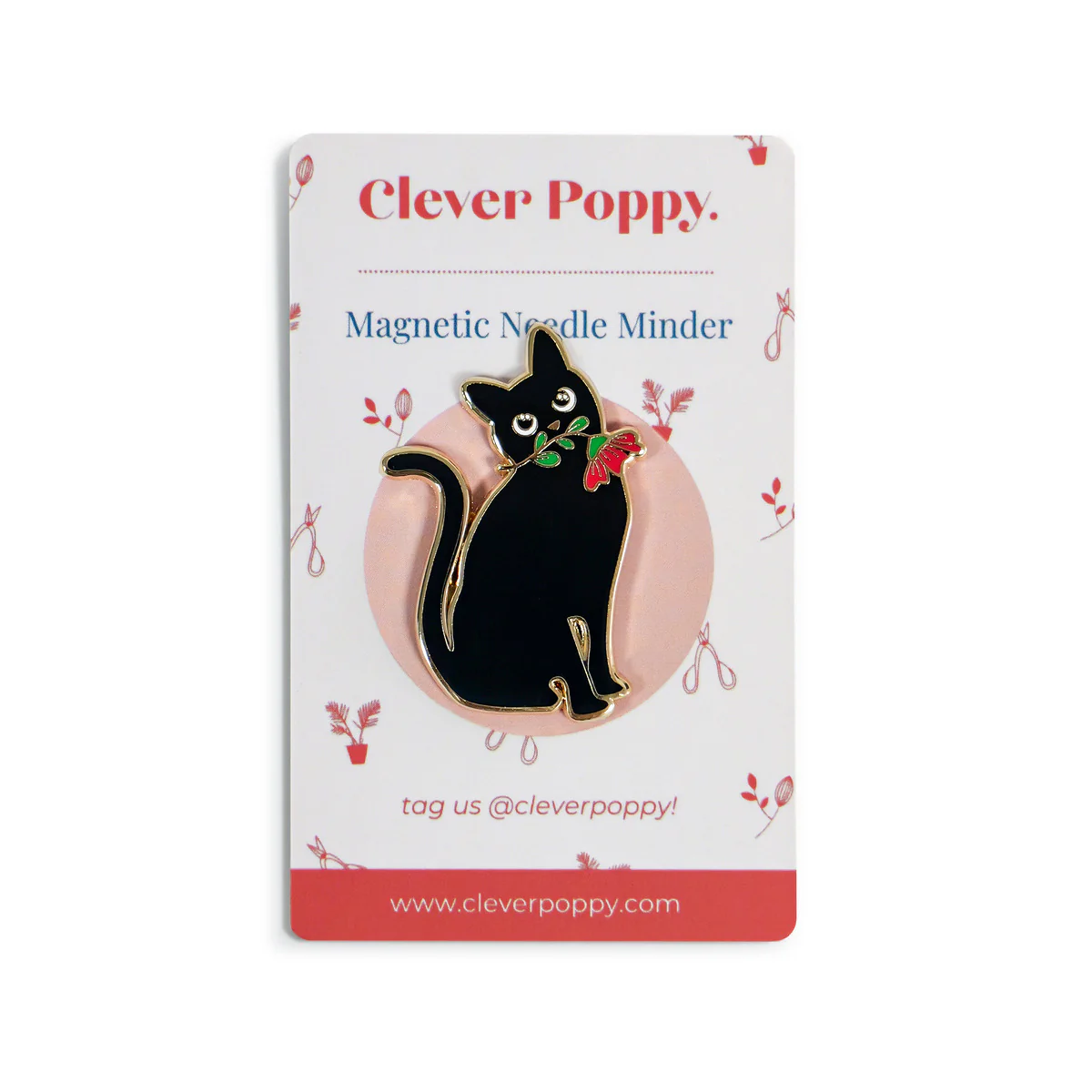 Black Cat Magnetic Needle Minder - Image 4