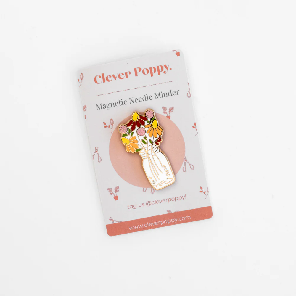 Floral Jar Magnetic Needle Minder - Image 3